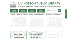 Desktop Screenshot of livingstonlibrary.org